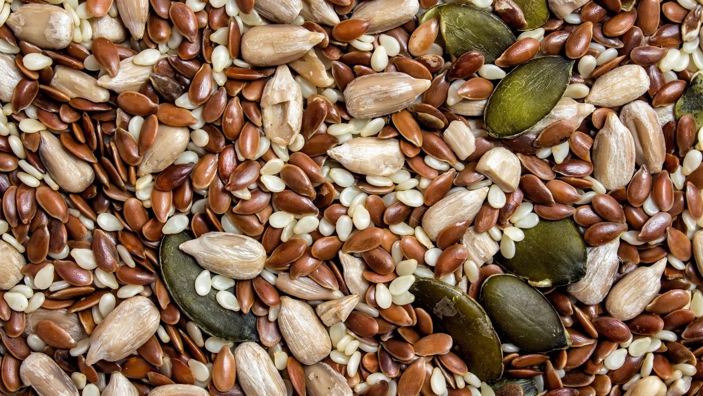 Bulk wholesale sunflower seeds and flaxseed kernels cleaned and processed in Suvorovo, Bulgaria